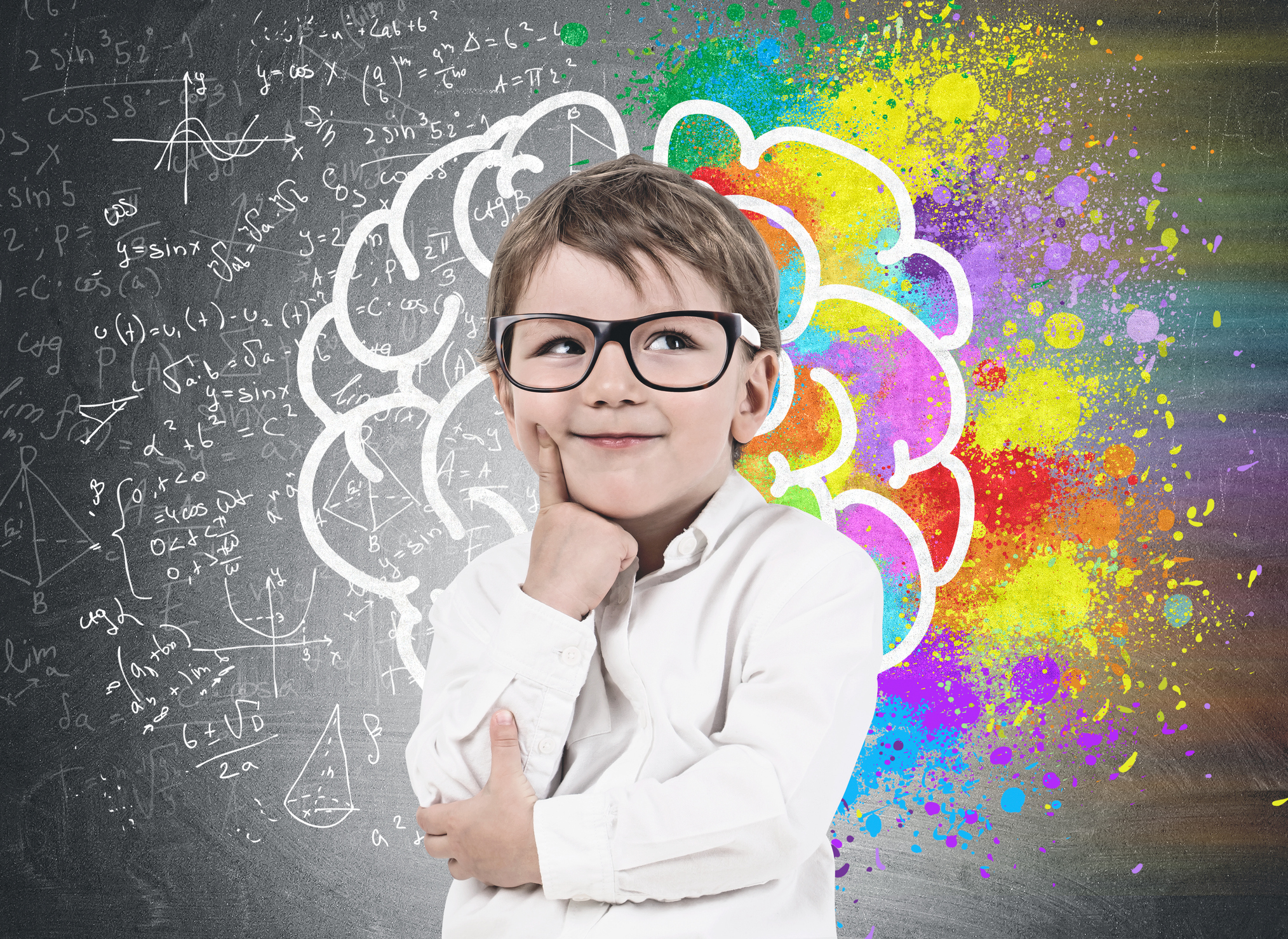 Школа brain. Ребенок думает. Мышление детей. Креативный ученик. Креативные и творческие способности.
