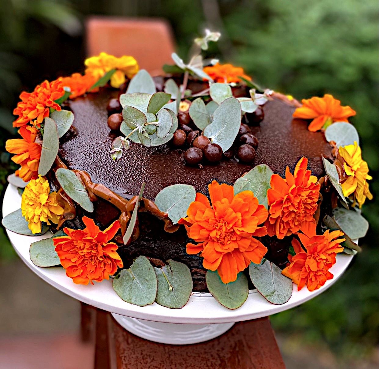 Rustic Nature Buttercream Religious Cake